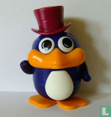 Pinguin-Pingo banquier mit rotem Zylinder - Image 1