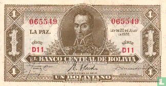 Bolivia 1 Bolivar  - Image 1