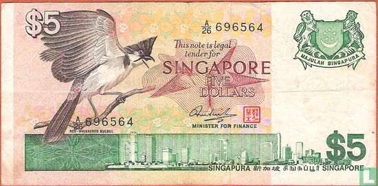 5 Singapur-Dollar - Bild 1