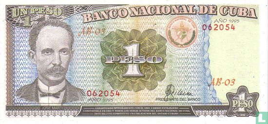 CUBA  1 Peso - Image 1