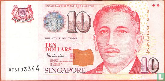 10 Singapore Dollars - Image 1