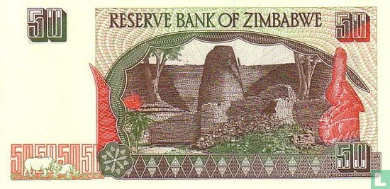 Zimbabwe 50 Dollars 1994 - Image 2