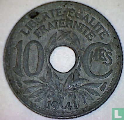 Frankreich 10 Centime 1941 (Typ 1) - Bild 1