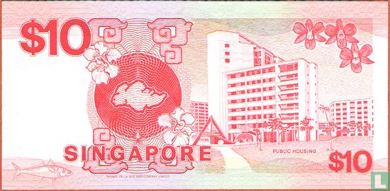 Singapore 10 Dollars - Afbeelding 2