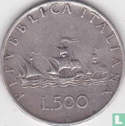 Italië 500 lire 1959 - Afbeelding 1
