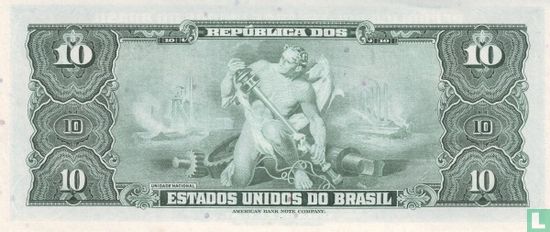 Brazil 10 Cruzeiros - Image 2