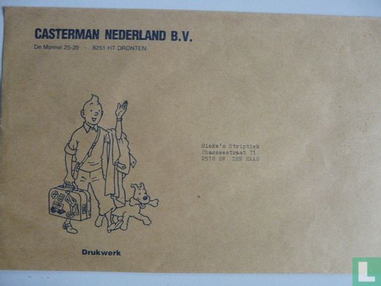 Casterman Nederland B.V. Kuifje opdruk