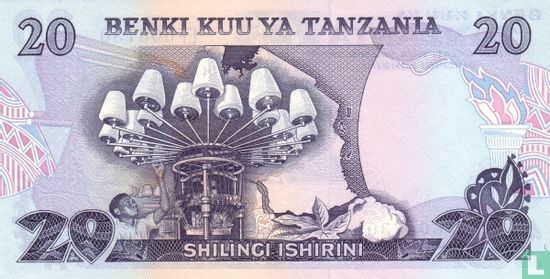 Tanzanie 20 Shilingi ND (1978) P7b - Image 2
