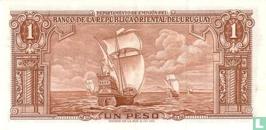 Uruguay 1 Peso (série D) - Image 2