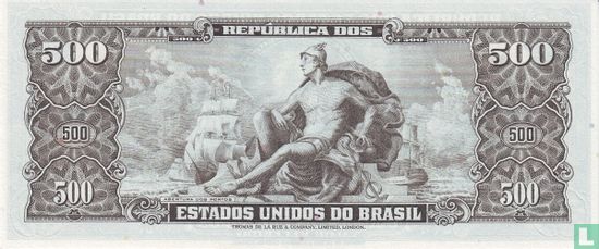 Brazil 500 Cruzeiros - Image 2