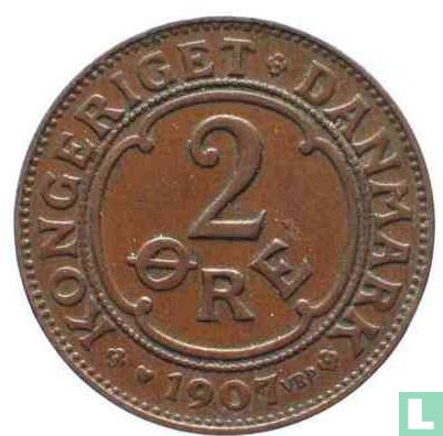 Danemark 2 øre 1907 - Image 1