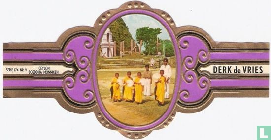 Ceylon Boeddha monniken - Afbeelding 1