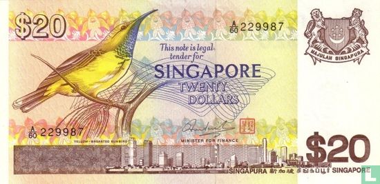 20 Singapur-Dollar - Bild 1