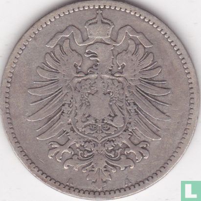 Empire allemand 1 mark 1887 - Image 2