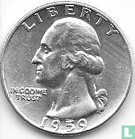 Vereinigte Staaten ¼ Dollar 1959 (D) - Bild 1