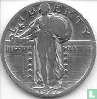 Verenigde Staten ¼ dollar 1927 (zonder letter) - Afbeelding 1