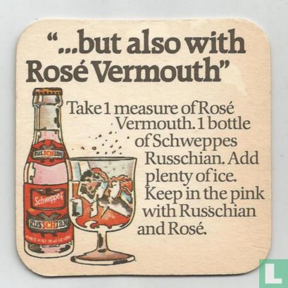 Russchian Not only with vodka... / ...but also with Rosé Vermouth - Afbeelding 1