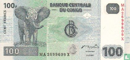 Congo 100 Francs - Afbeelding 1