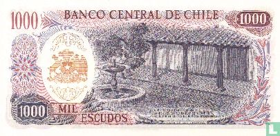 Chile 1.000 Escudos ND (1967) - Bild 2