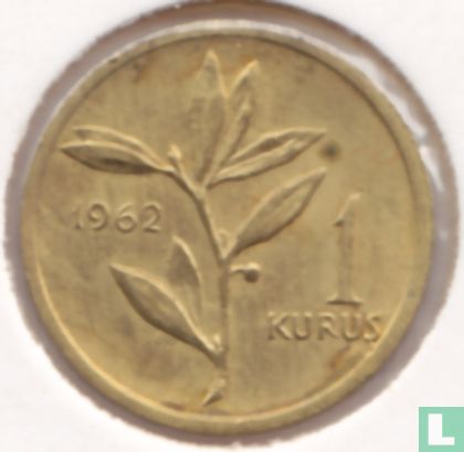 Turkey 1 kurus 1962 - Image 1