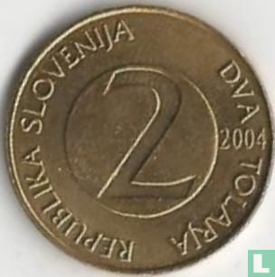 Slovenia 2 tolarja 2004 - Image 1