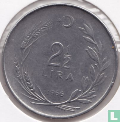 Turkije 2½ lira 1966 - Afbeelding 1