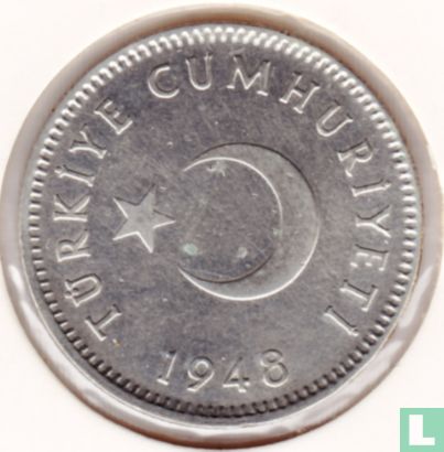Turquie 1 lira 1948 - Image 1