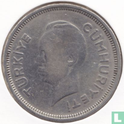 Turquie 1 lira 1941 - Image 2