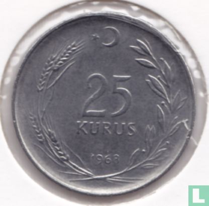 Turquie 25 kurus 1963 - Image 1