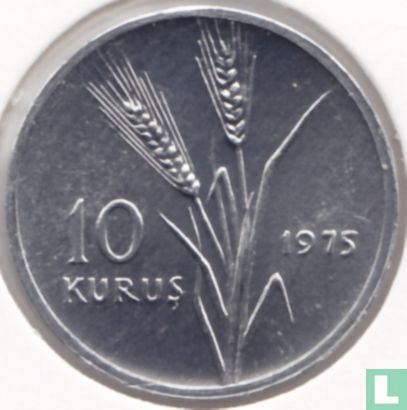 Turkije 10 kurus 1975 - Afbeelding 1