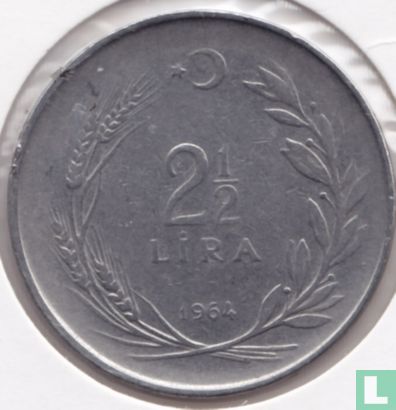 Turkey 2½ lira 1964 - Image 1