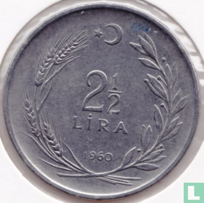 Turkey 2½ lira 1960 - Image 1