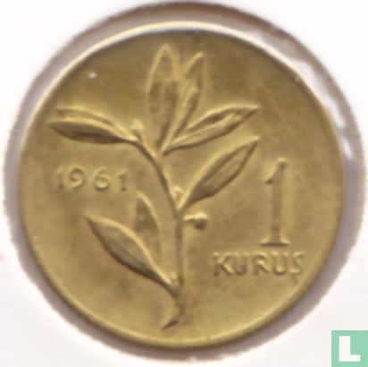 Turkey 1 kurus 1961 - Image 1