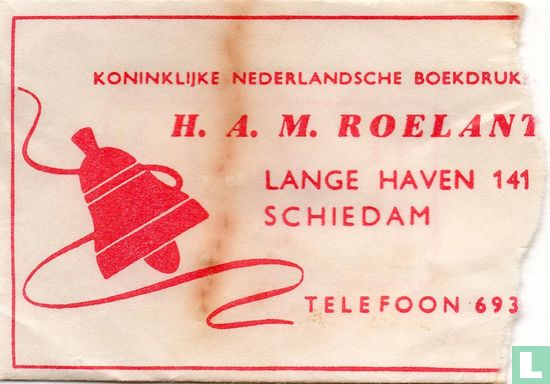Koninklijke Nederlandsche Boekdrukkerij H.A.M. Roelants - Afbeelding 1