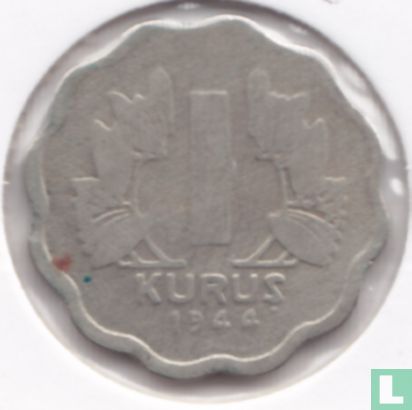 Turquie 1 kurus 1944 - Image 1