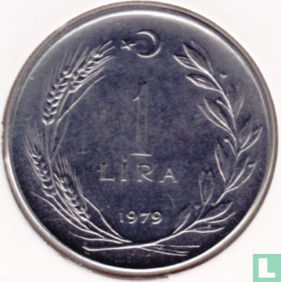 Turkey 1 lira 1979 "FAO - Agricultural progress" - Image 1