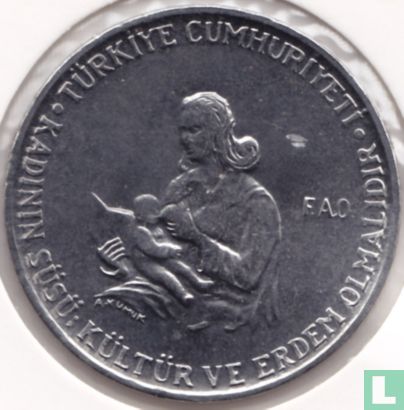 Turkey 2½ lira 1978 ''FAO'' - Image 2