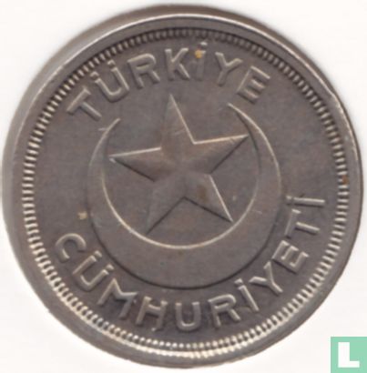 Turkije 5 kurus 1943 - Afbeelding 2