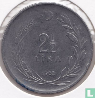 Turkey 2½ lira 1962 - Image 1