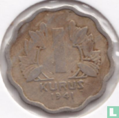 Turkey 1 kurus 1941 - Image 1