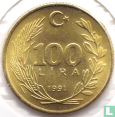Turkey 100 lira 1991 - Image 1