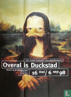 Overal is Duckstad - Katrien Duck als Mona Lisa