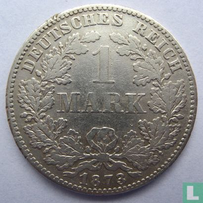 Duitse Rijk 1 mark 1873 (D) - Afbeelding 1