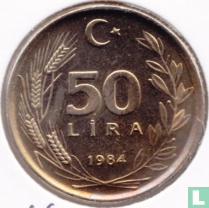 Turquie 50 lira 1984 - Image 1