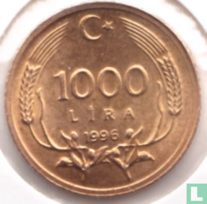 Turkey 1000 lira 1996 - Image 1