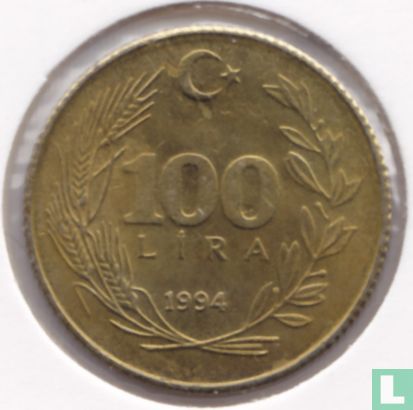 Türkei 100 Lira 1994 - Bild 1