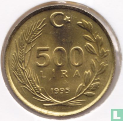 Turkey 500 lira 1995 - Image 1