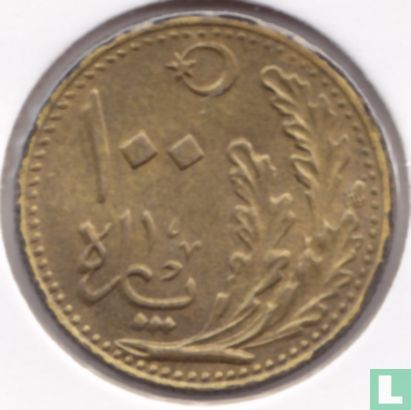 Turkije 100 para 1925 (AH1341) - Afbeelding 2