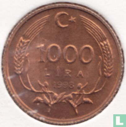 Turkije 1000 lira 1998 - Afbeelding 1