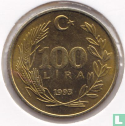 Turkey 100 lira 1993 - Image 1